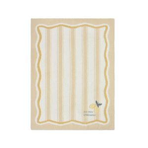 CozyChic® Lemon Stroller Blanket. Daffodil Multi