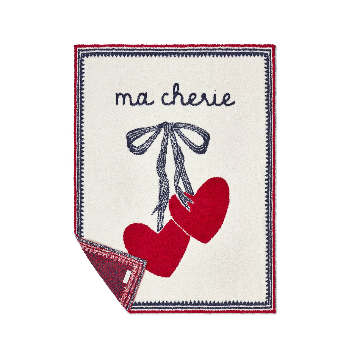 CozyChic® Ma Cherie Stroller Blanket. Cream Multi - Image 3