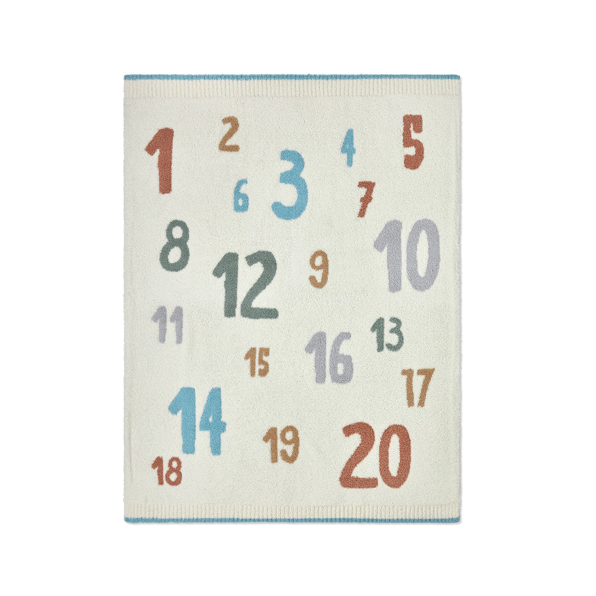 CozyChic® Number Stroller Blanket. Honeycomb Multi