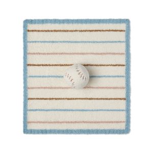 CozyChic® Play Ball Lovey. Cream Multi. One Size