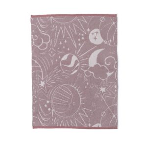 CozyChic Stellar Stroller Blanket - Dusty Mauve Multi