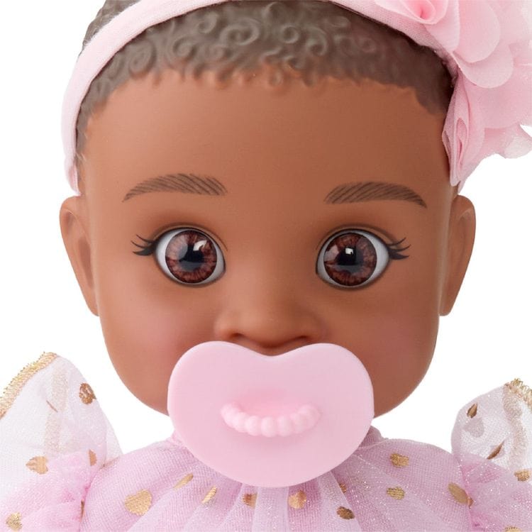 Cuddle Baby Doll 14-Inches - Dark Brown Hair - Image 2