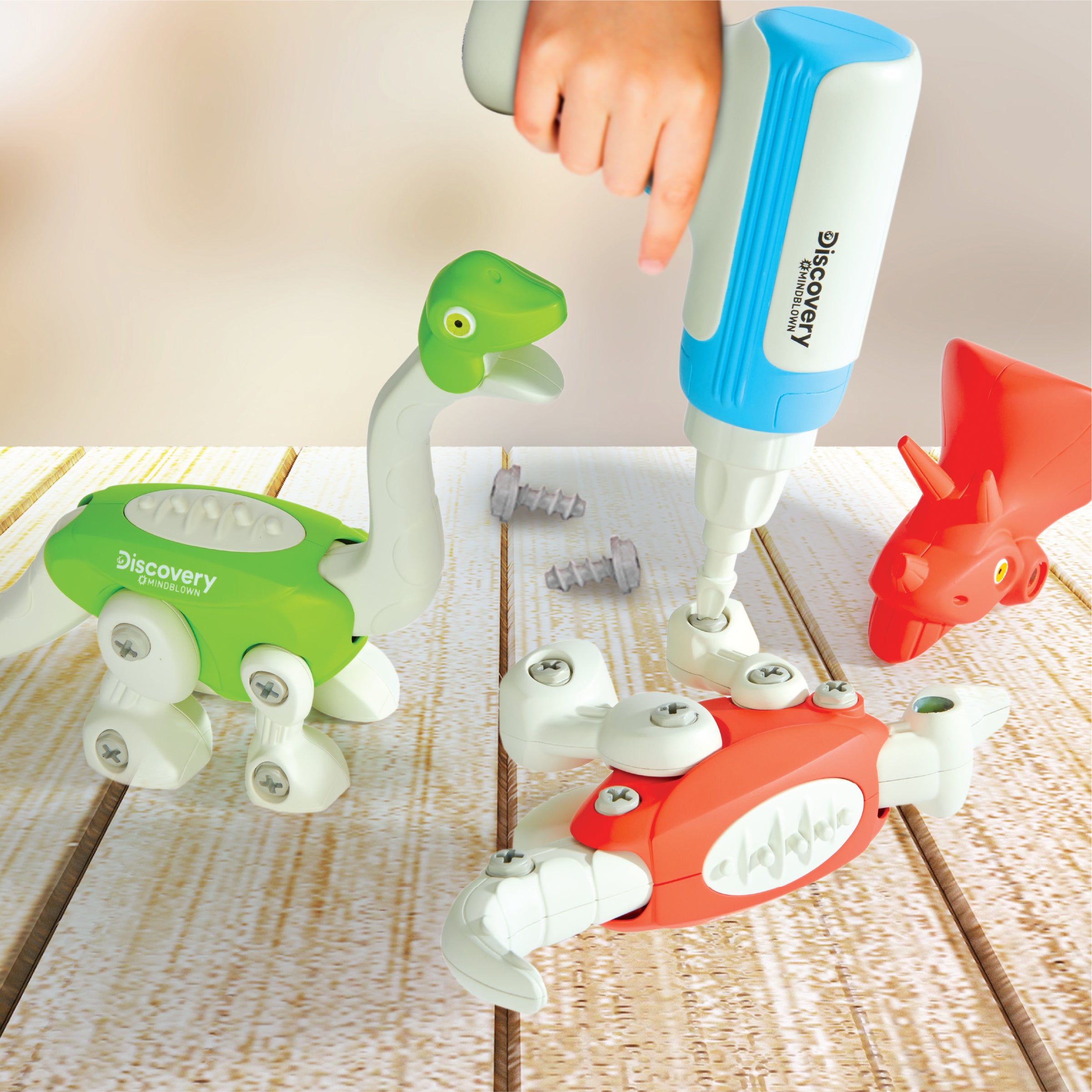 Dinosaur Construction Action Model Build Kit - 90 Pieces - Image 2