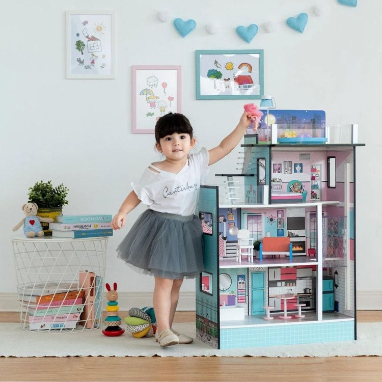 Dreamland Barcelona Dollhouse - Turquoise/Black - Image 2