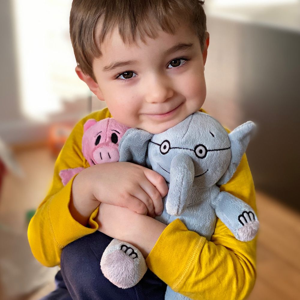 Elephant & Piggie Plush Pair - Image 2
