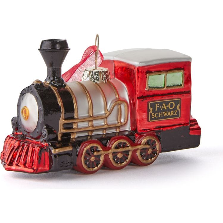 FAO Schwarz Train Glass Ornament - Image 3