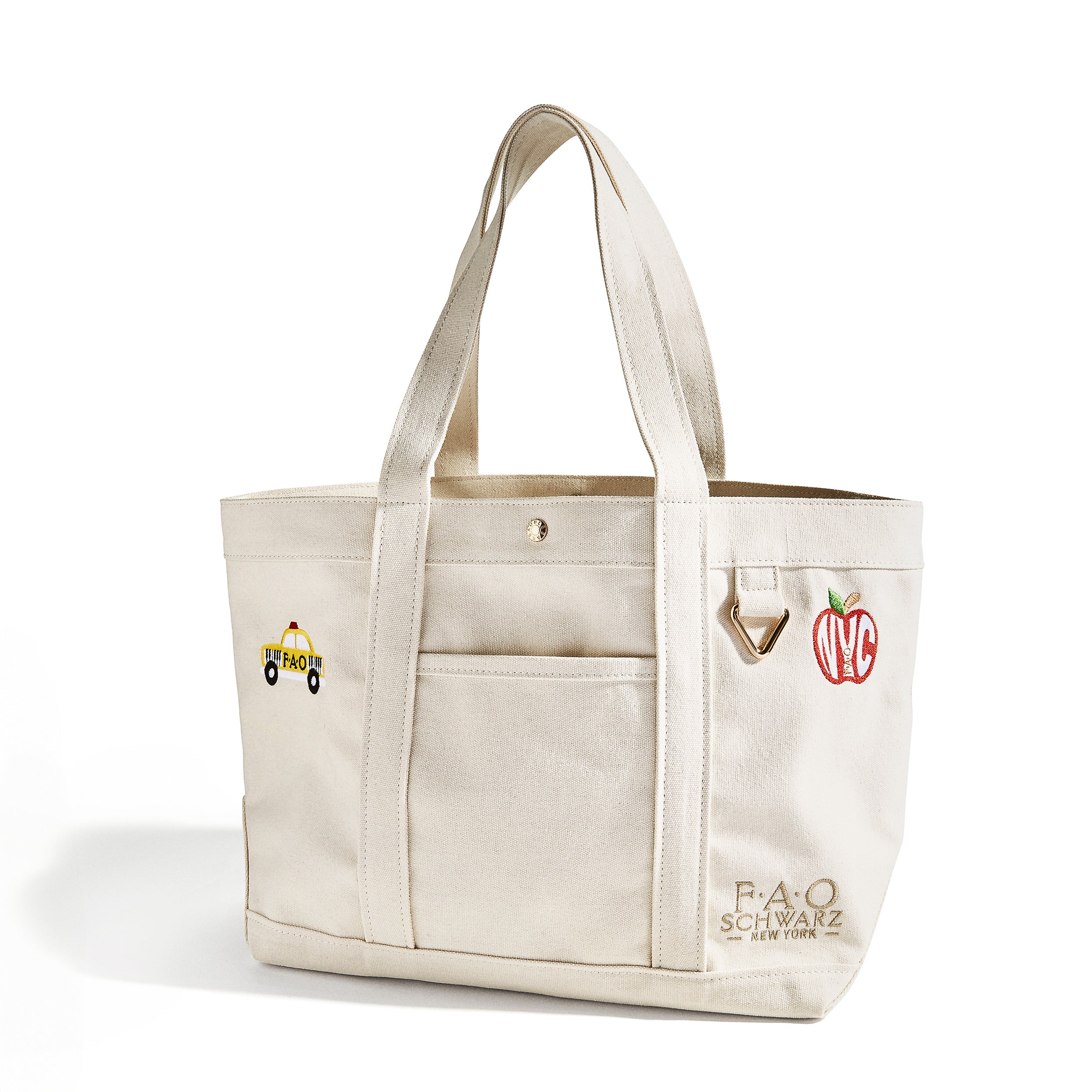FAO x BaubleBar Medium Tote Bag - Neutral