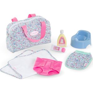 Floral Changing Accessory Set for 14 Baby Doll
