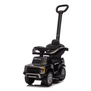 Ford Raptor 3-in-1 Push Ride On Toy Car - Black
