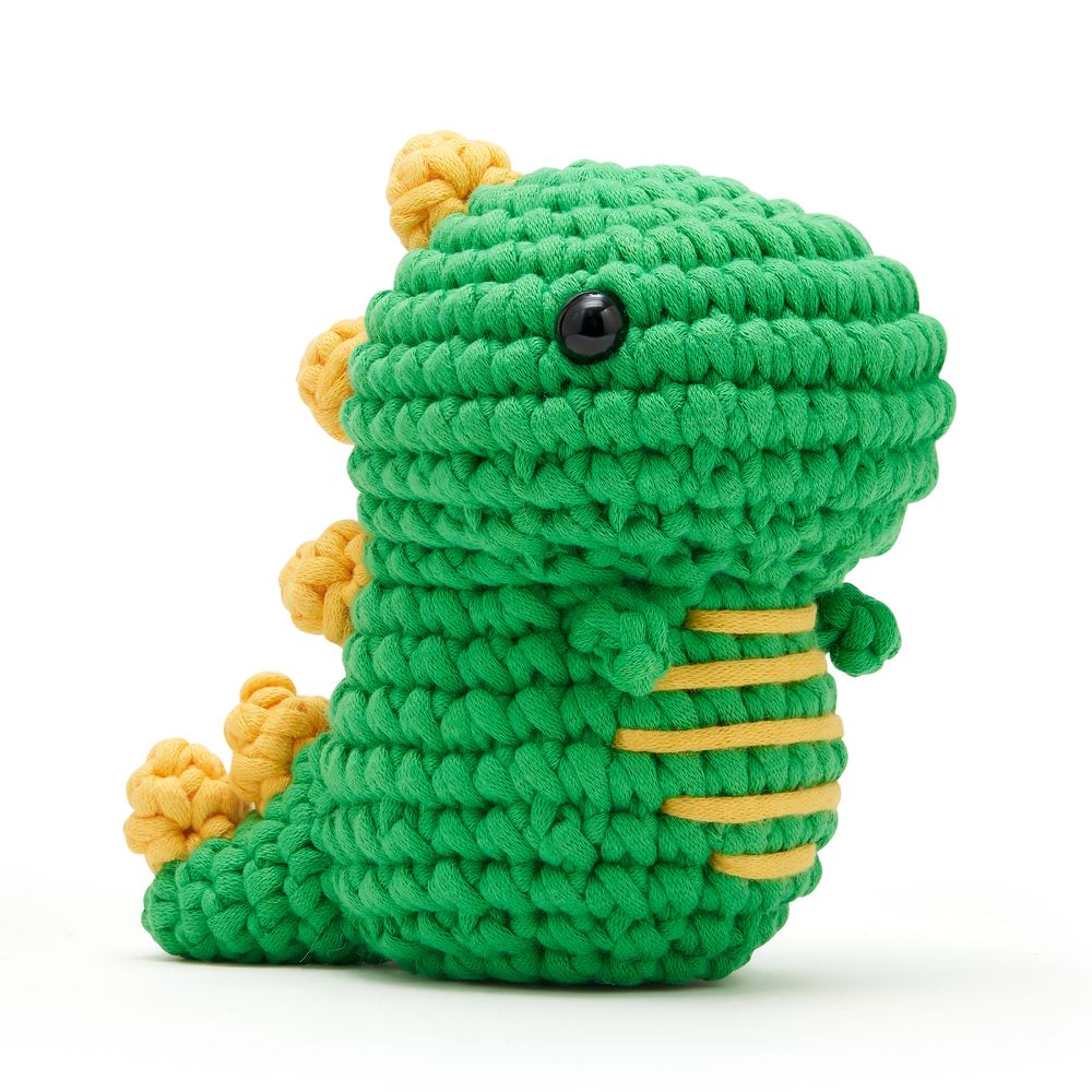 Fred the Dino Learn to Crochet Kit - Image 2