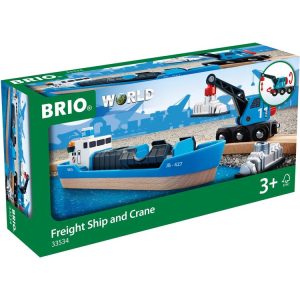 Freight Ship and Crane