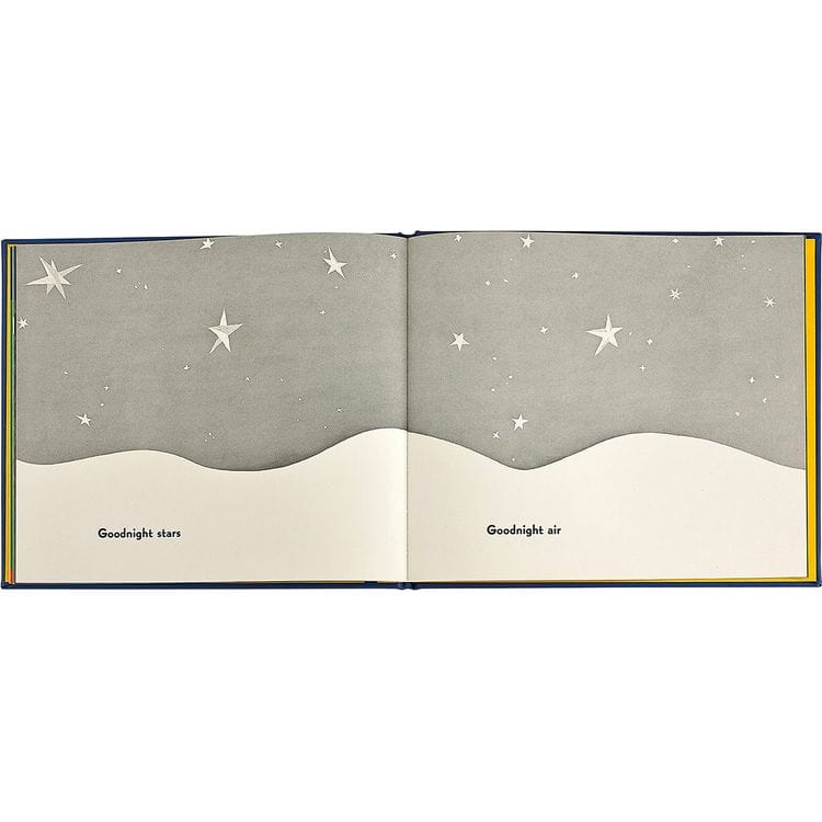 Goodnight Moon Book in Blue Bonded Leather - Image 5