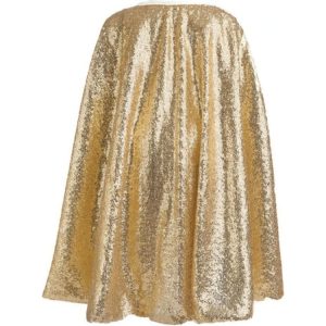 Gracious Gold Sequins Cape. Size 5-6