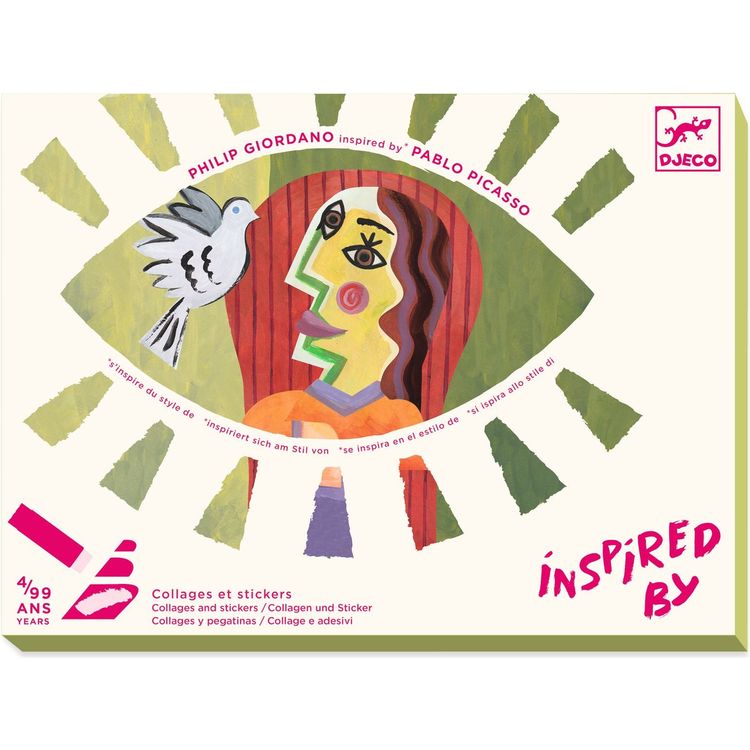 Inspired By Pablo Picasso - Collages and Stickers