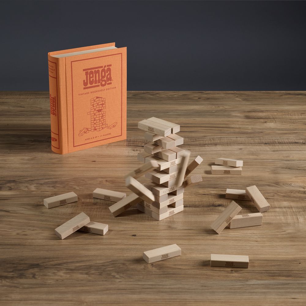 Jenga Vintage Bookshelf Edition - Image 2