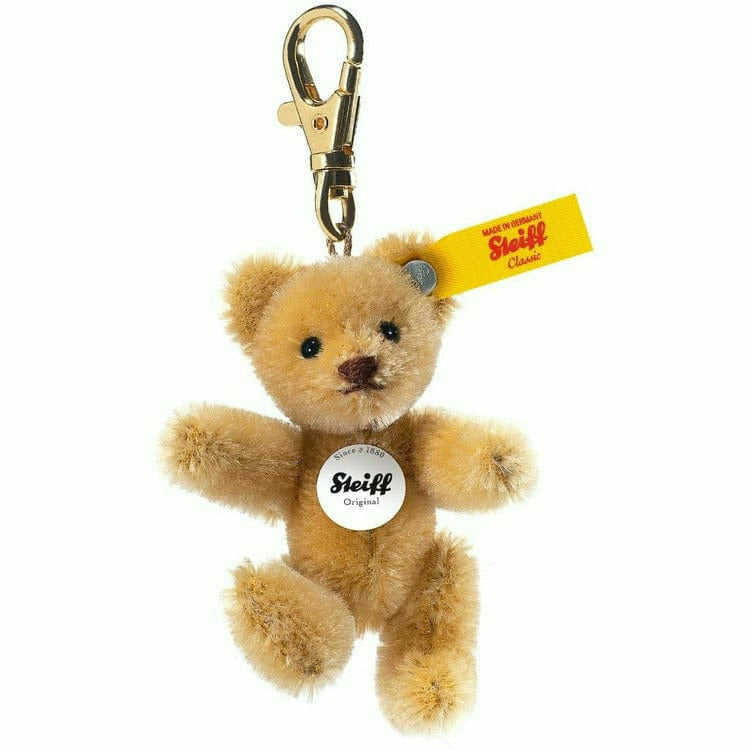 Keyring Mini Teddy Bear. Wheat Blonde