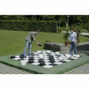 Large Checker Set With Board