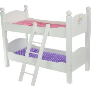Little Princess 18 Doll Double Bunk Bed - Grey