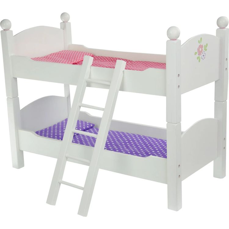 Little Princess 18 Doll Double Bunk Bed - Grey