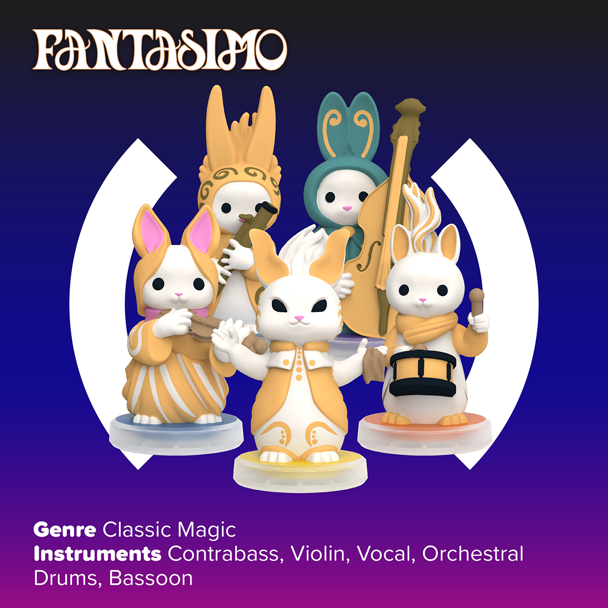 Loops Lab Fantasimo: 5 Figurines Classical Band - Image 2