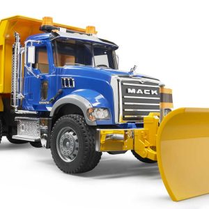 MACK Granite Dump Truck with Snow Plow Blade
