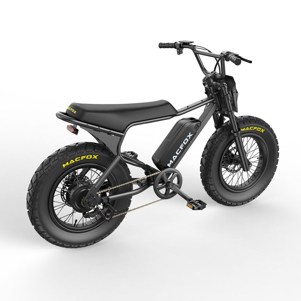 Macfox X7 Electric Bike - Black - Image 4
