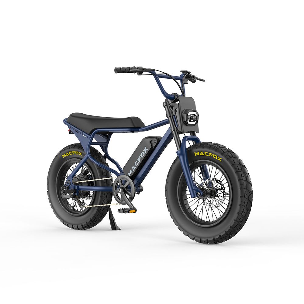 Macfox X7 Electric Bike - Navy Blue - Image 2