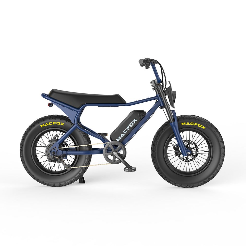 Macfox X7 Electric Bike - Navy Blue - Image 3