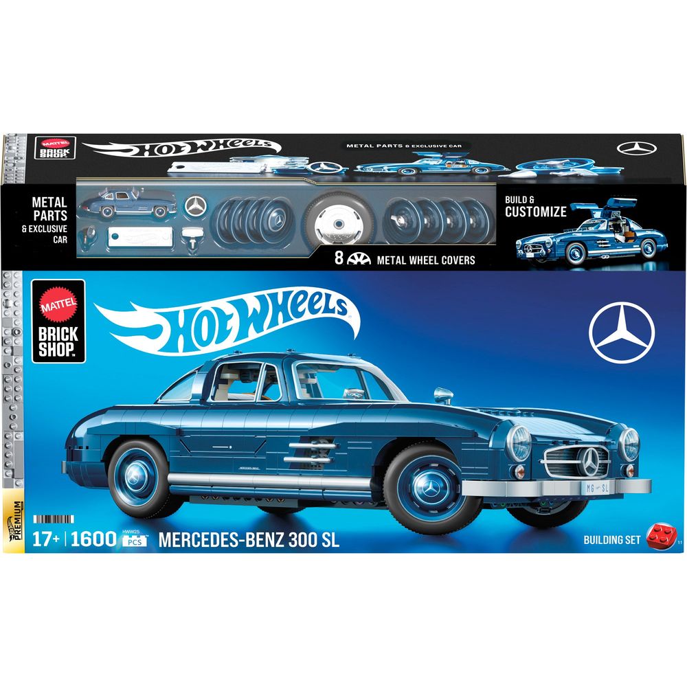 Mattel Brick Shop Hot Wheels Mercedes-Benz 300 SL - Image 5