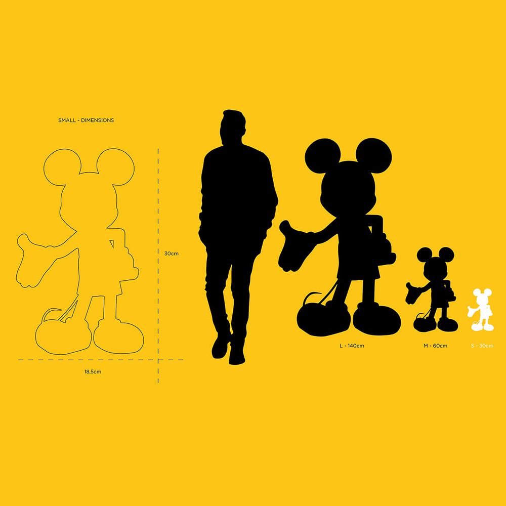 Mickey Mouse 12 Kelly Hoppen Figurine - Black. Taupe & Gold - Image 6