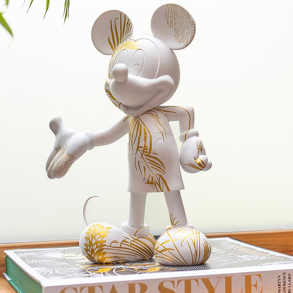 Mickey Mouse 12 Star Style Martyn Lawrence Bullard Figurine - White & Gold - Image 2