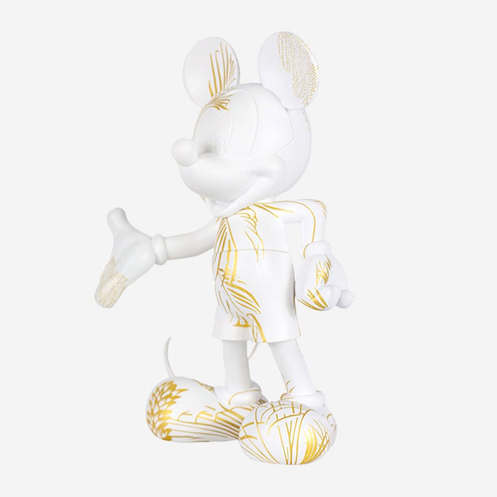 Mickey Mouse 12 Star Style Martyn Lawrence Bullard Figurine - White & Gold - Image 6