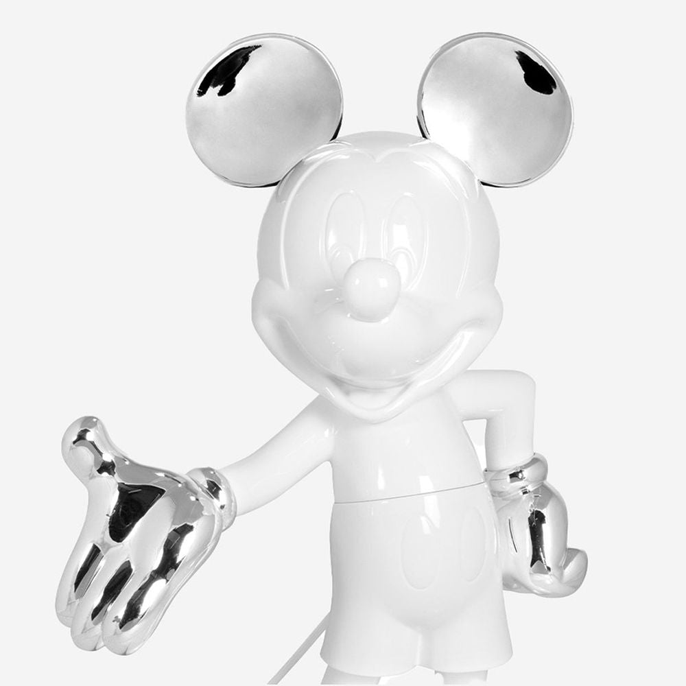 Mickey Mouse 12 Welcome Studio Figurine - White & Silver - Image 5