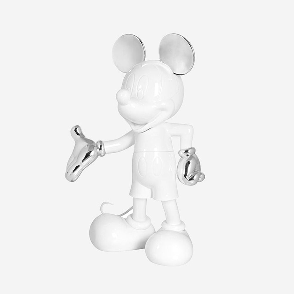 Mickey Mouse 12 Welcome Studio Figurine - White & Silver - Image 6