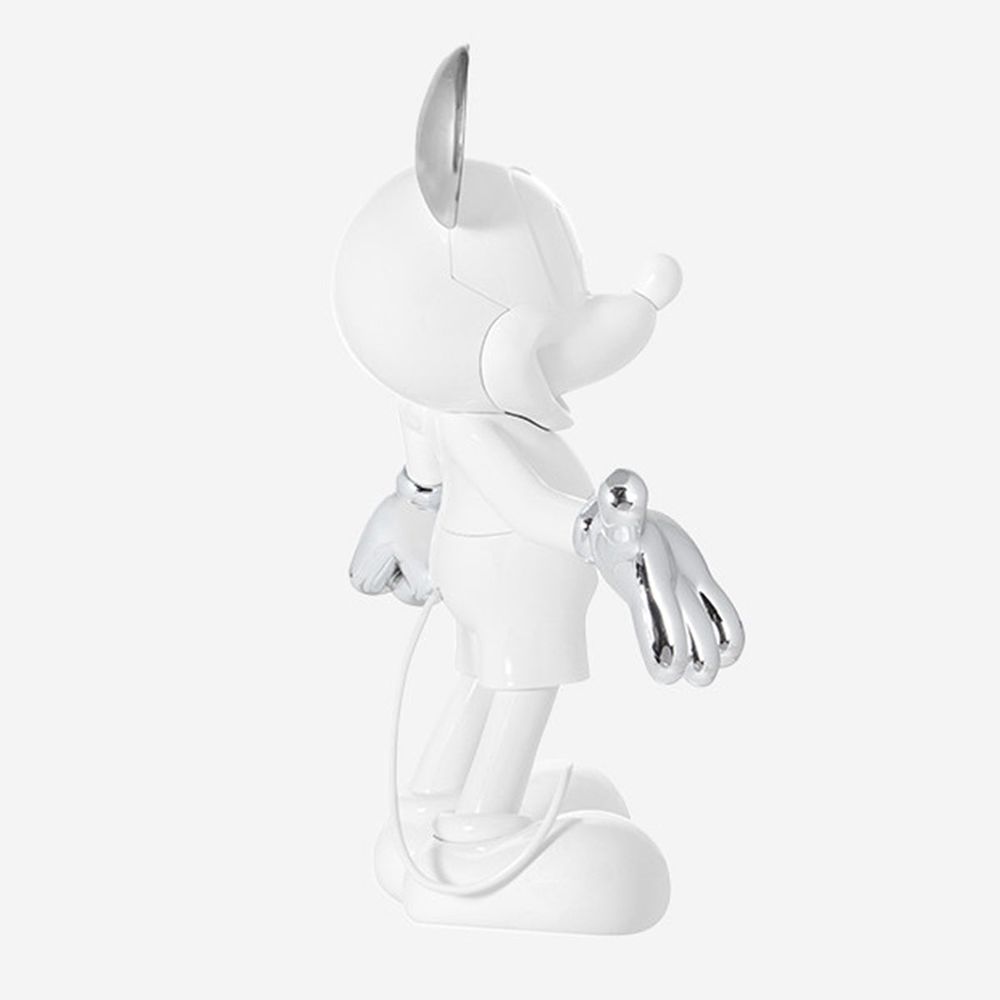 Mickey Mouse 12 Welcome Studio Figurine - White & Silver - Image 7