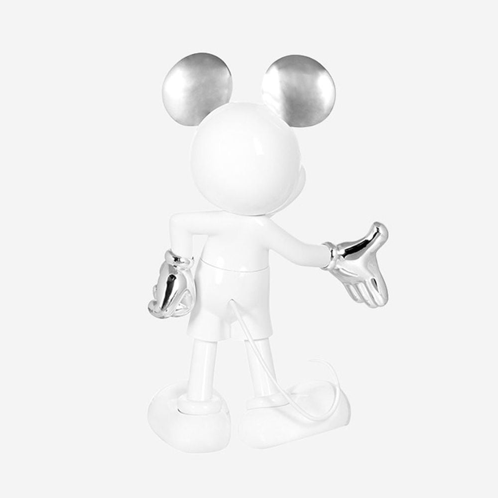 Mickey Mouse 12 Welcome Studio Figurine - White & Silver - Image 8