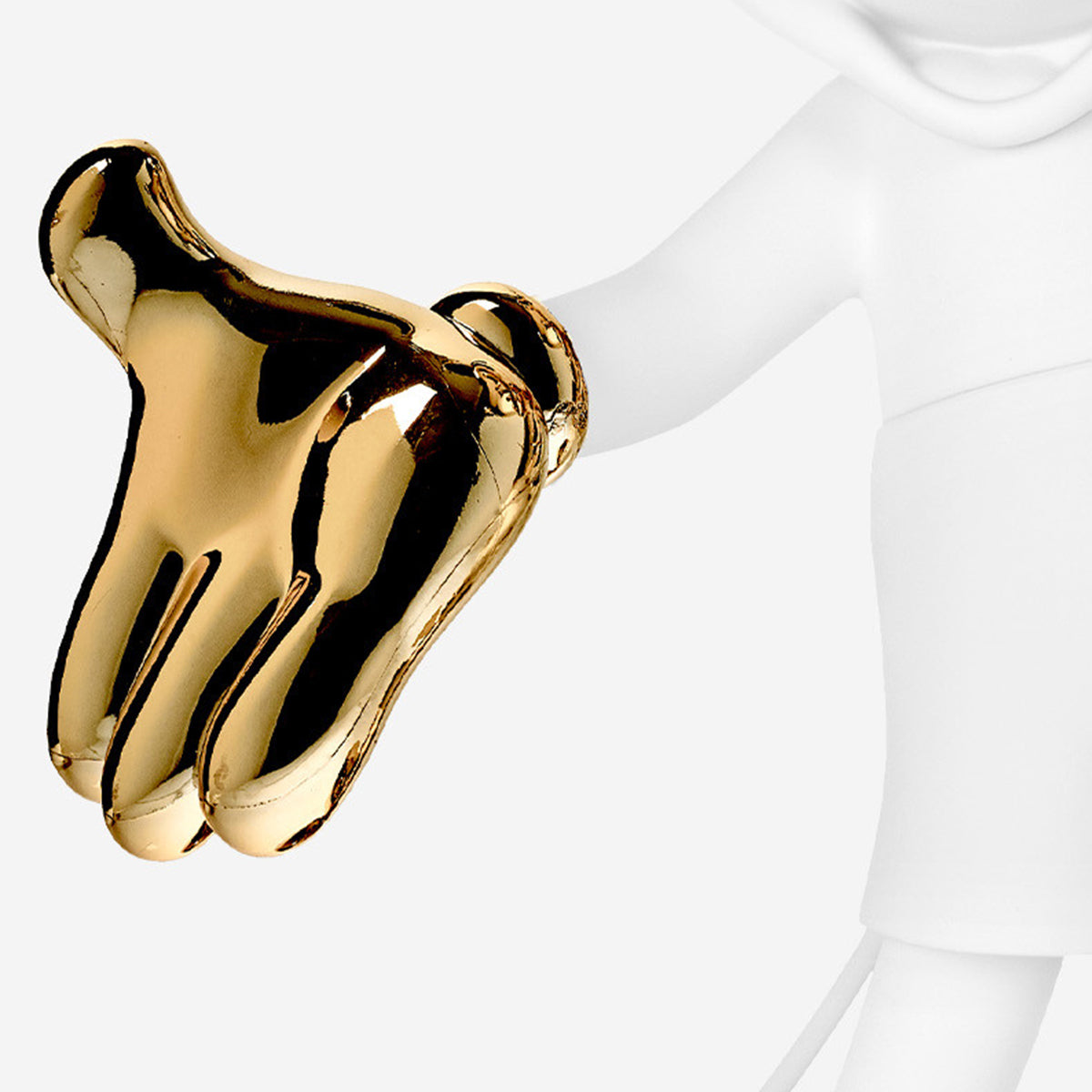 Mickey Mouse Figure White & Gold - 23.6 - Image 3