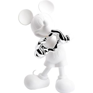 Mickey Mouse With Love 12 Kelly Hoppen Figurine - White & Silver
