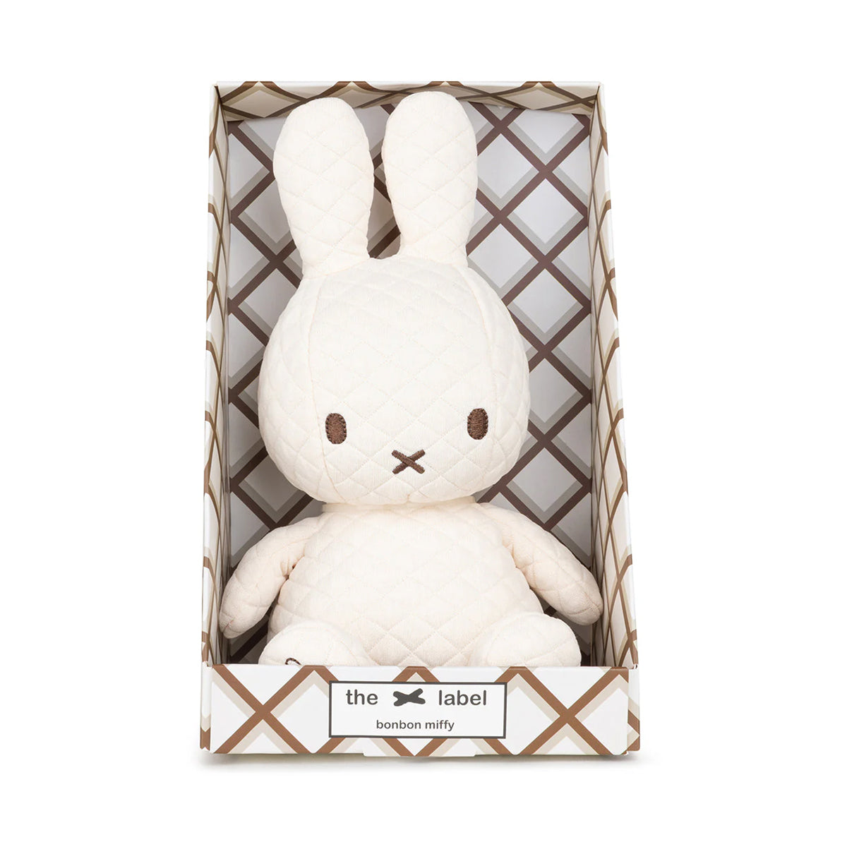 Miffy Cream Bonbon Sitting Plush in Giftbox - 9