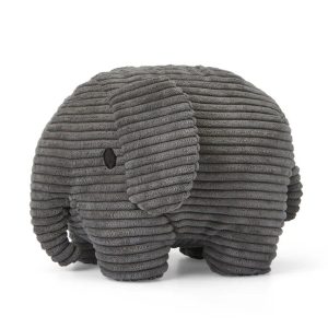 Miffy Elephant ECO Corduroy Grey Plush - 9
