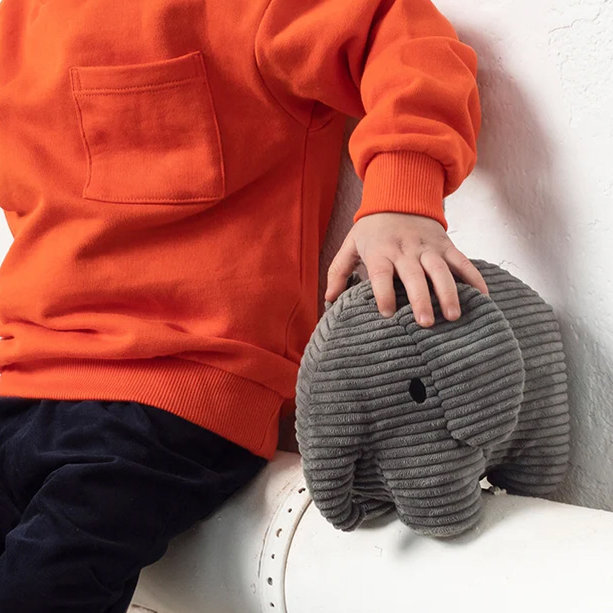 Miffy Elephant ECO Corduroy Grey Plush - 9 - Image 2