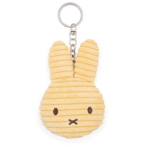 Miffy Flat ECO Corduroy Keychain Buttercream - 4
