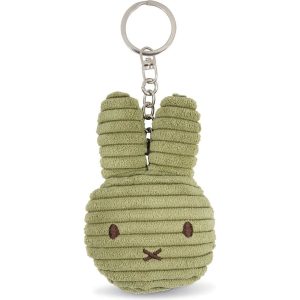 Miffy Flat ECO Corduroy Keychain - Olive Green