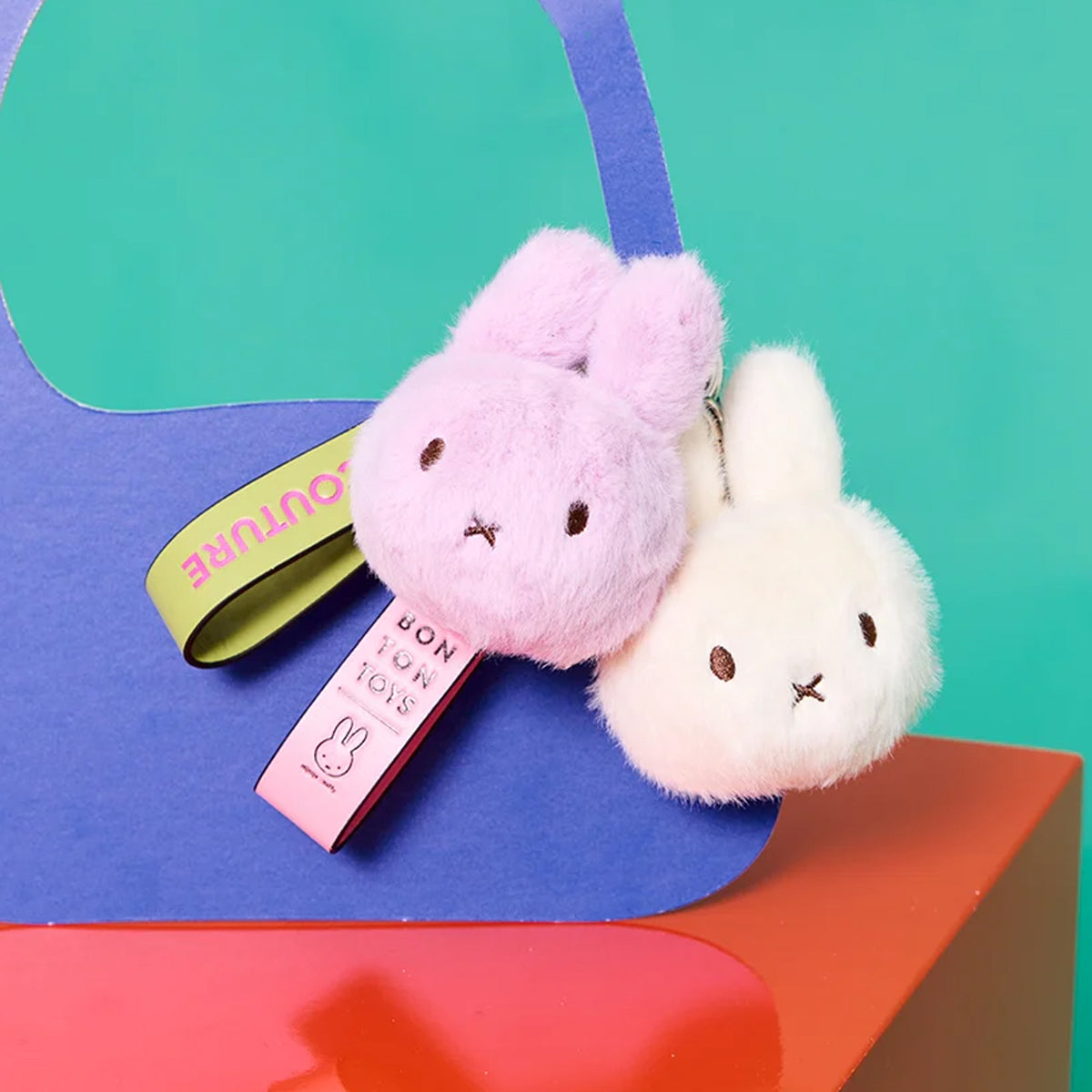 Miffy Lilac ECO Fuzzy Bag Charm - 4.5 - Image 2