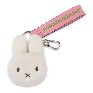 Miffy Off-White ECO Fuzzy Bag Charm - 4.5