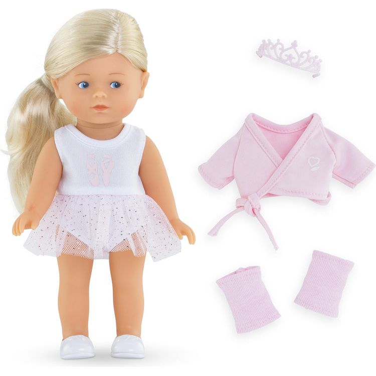Mini Corolline Rosy Ballerina 8 Doll Set - Image 3