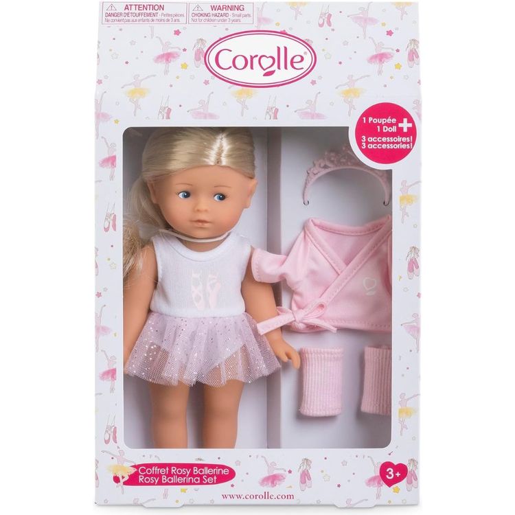 Mini Corolline Rosy Ballerina 8 Doll Set - Image 6