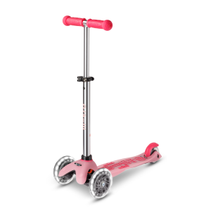 Mini Deluxe Glow LED Plus Scooter - Frosty Pink