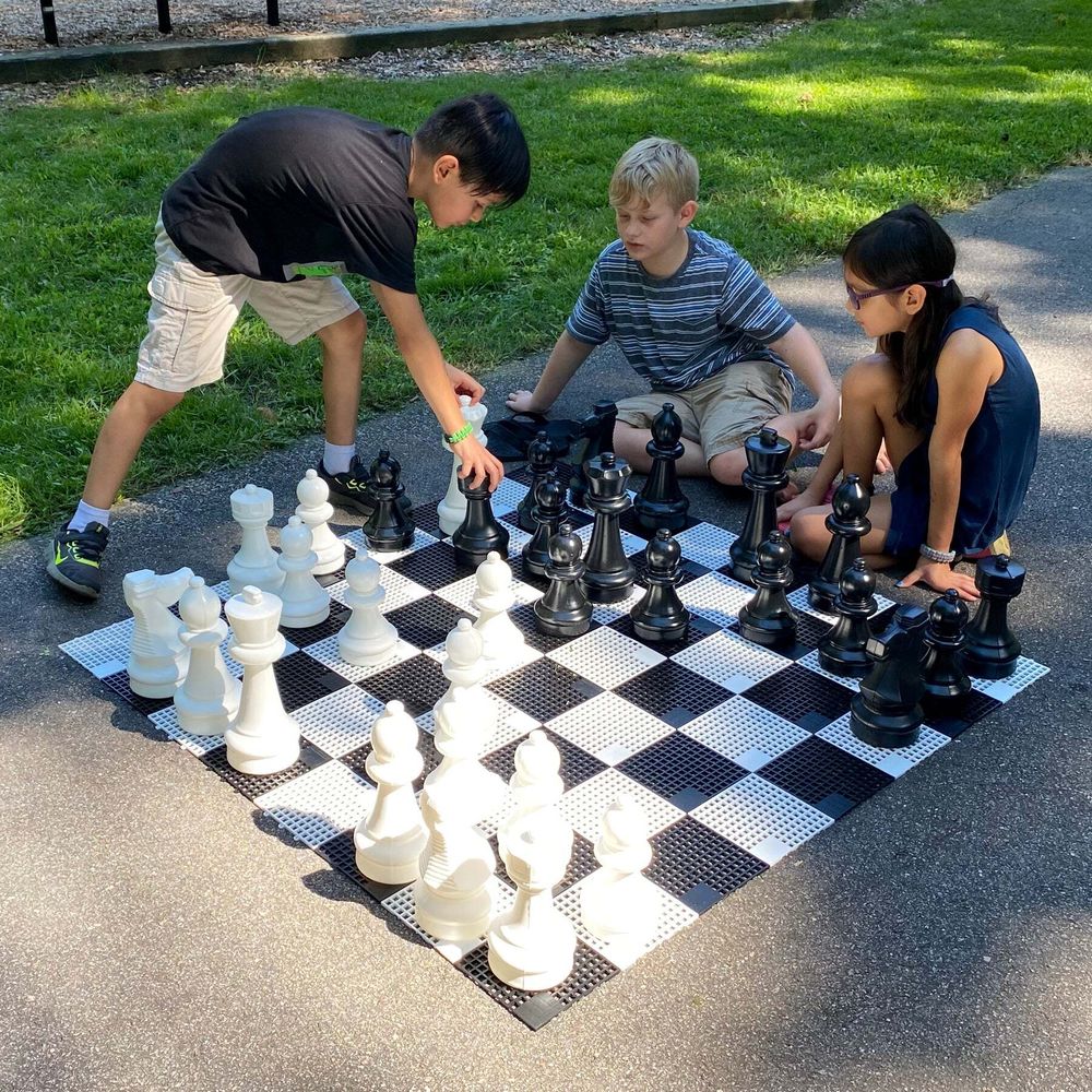 Mini-Giant 48x48-inch Tile Game Board For Use With Mini-Giant Chess or Checker Sets - Image 2