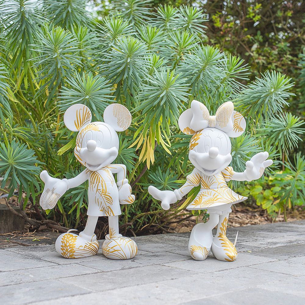 Minnie Mouse 12 Star Style Martyn Lawrence Bullard Figurine - White & Gold - Image 2